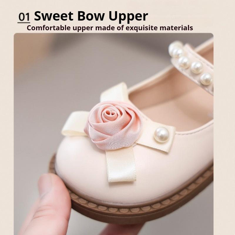 Весенние туфли для девочек из кожи в британском стиле на липучках Модные туфли для принцесс