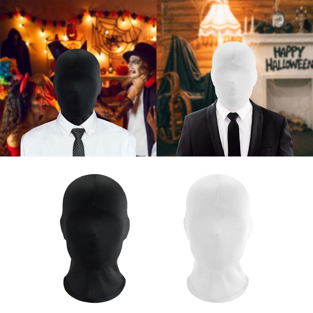 2 Pieces Halloween Cosplay Mask Comfortable for Birthday Mardi Gras Festival black