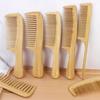Natural Bamboo Wide Tooth Hair Comb for Women Men Anti-Static Afro