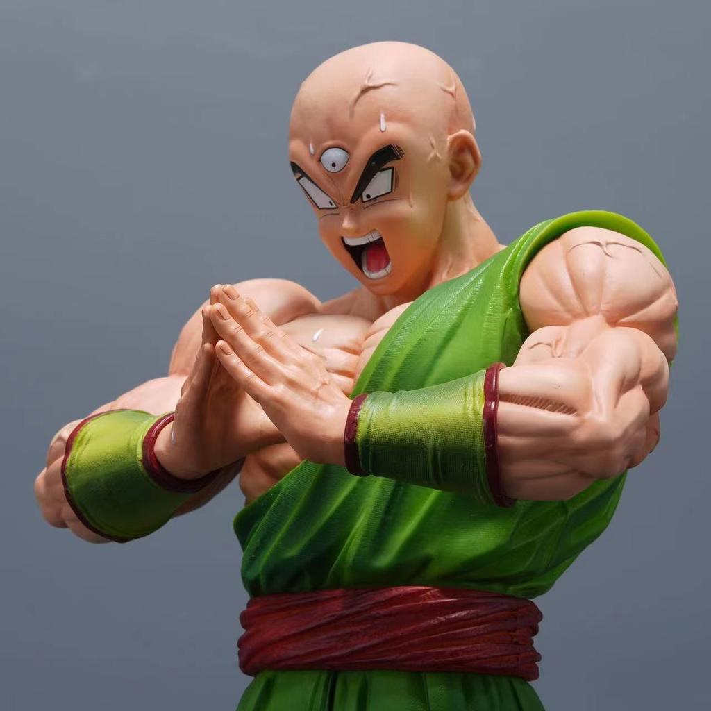 Anime Drogan Boll Z Tien Shinhan Figure Tien Shinhan Kikoho Action Figures 32cm/12.6inch Gk Statue Collection Model Toys Gifts