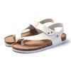 Korean Style Summer Cork Flip Flops & Leather Sandals for Men and Women