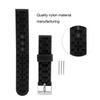 16mm Watch Band Silicone Pin Buckle Watch Strap Sports Wristwatch AccessoryBlack
