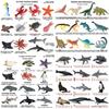 Sea Turtle Dolphin Marine Animal Miniatures Collection For Kids Educational Toys And Decor