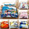 Sailor Moon Bedding Home Textiles 3D Digital Printing Three-Piece Quilt Cover Pillowcase