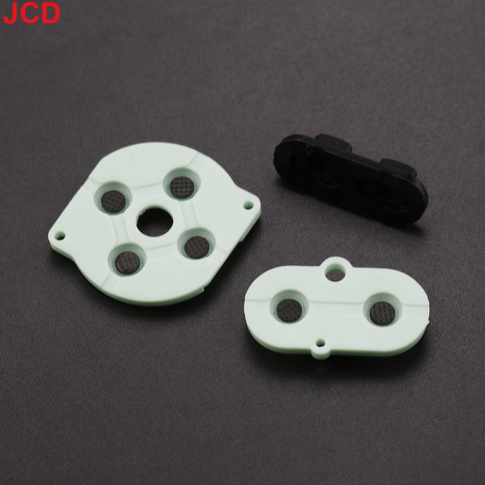 JCD 1set For Game Boy Color GBC Game Console Shell Housing Silicon Start Select Keypad Rubber Conductive Button A-B d-pad