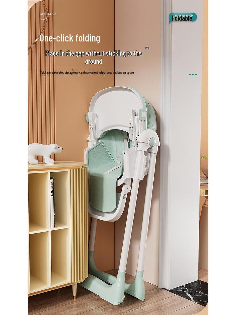 Multifunctional Foldable Baby and Children's Portable Dining Chair