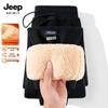 JEEP SPIRIT Men's Fleece-Lined Loose Fit Jogger Sweatpants