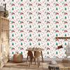 Christmas wallpaper white, light gray and cream 50x1000