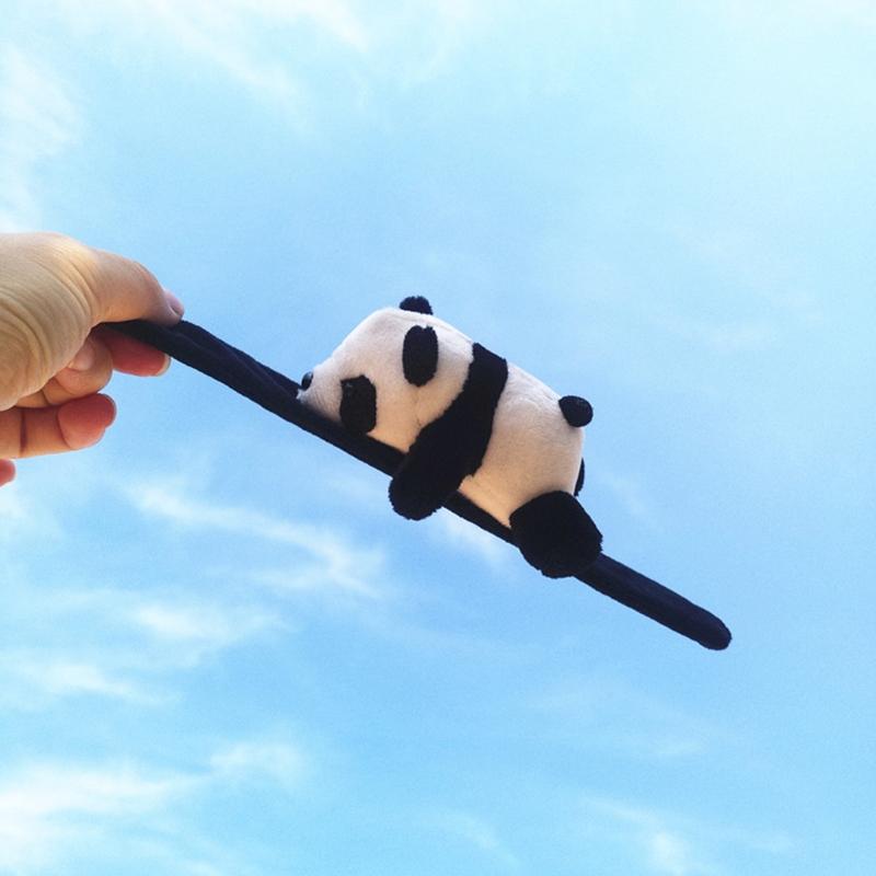 Cartoon Panda Hair Hoop Headband Furry Hairpin Scrunchie Barrette Alloy Brooch Styling Accessories for Women Girls