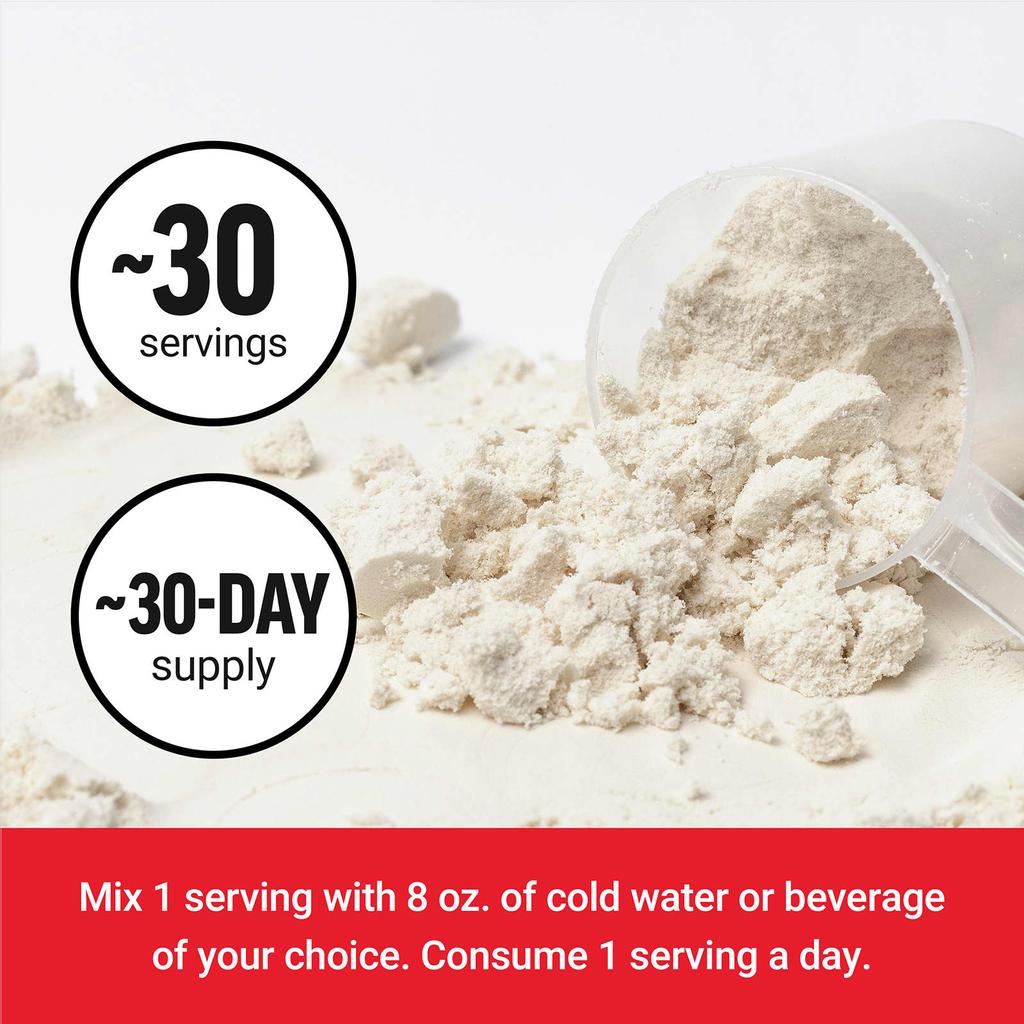 Force Factor L-Arginine HCL Powder, Unflavored, 6.56 Oz (186 G)