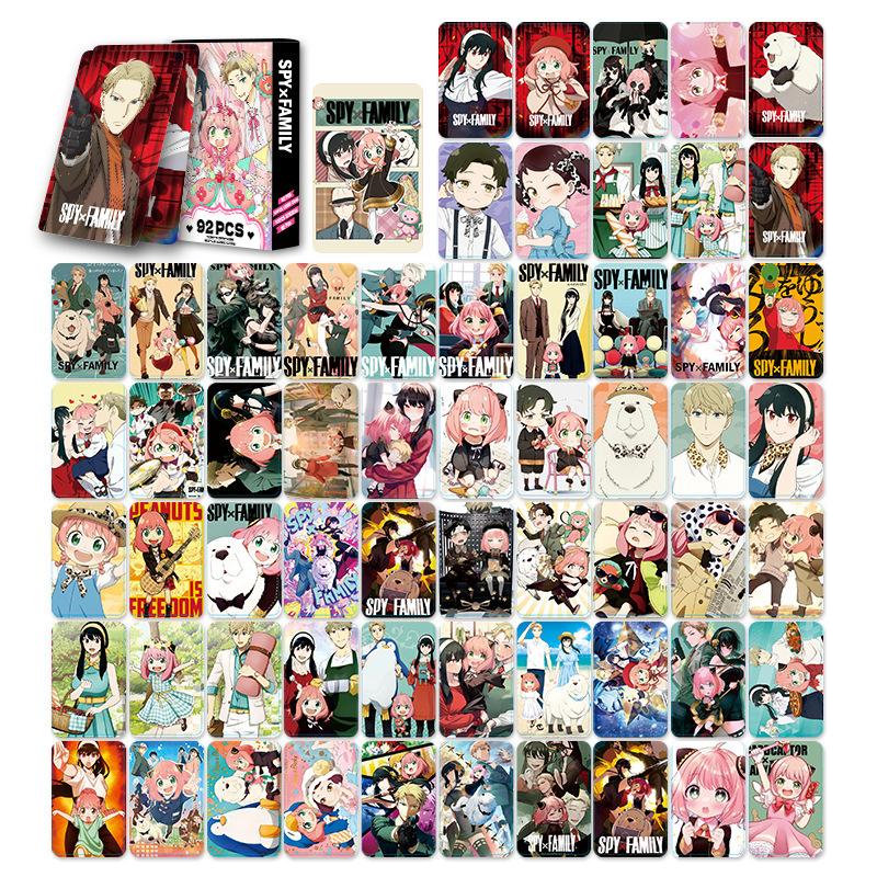 Anime Spy X Family Lomo Card Postcard Anya Forger Double-sided Printing Picture Collection Card