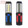 360° Magnetic USB Rechargeable Work Light with Built-in Battery for Car Repair and Emergency Lighting
