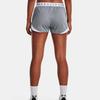 Under Armour Play Up 3.0 Color Block Letter Print High Waist Casual Shorts Women Shorts Smoke-Gray 1344552-055