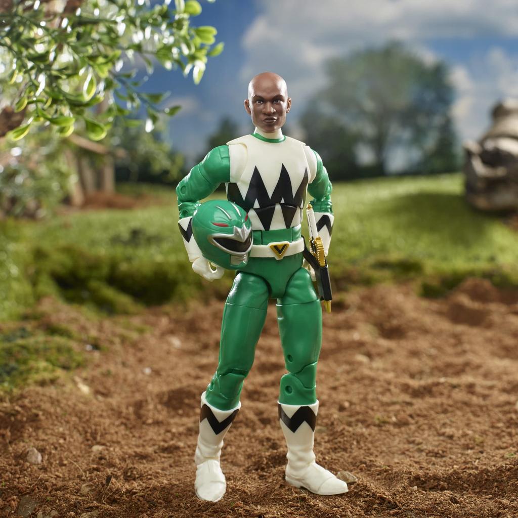 Power Rangers Lightning Collection Lost Galaxy Зеленый Рейнджер 6-дюймовая Премиальная Коллекционная Фигурка Игрушка с Аксессуарами, для Возраста от 4 лет, F4509