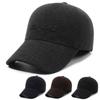 Мужская теплая хлопковая кепка для людей среднего и пожилого возраста, флисовая утолщенная бейсболка, ветрозащитная и морозостойкая кепка, сезонная кепка