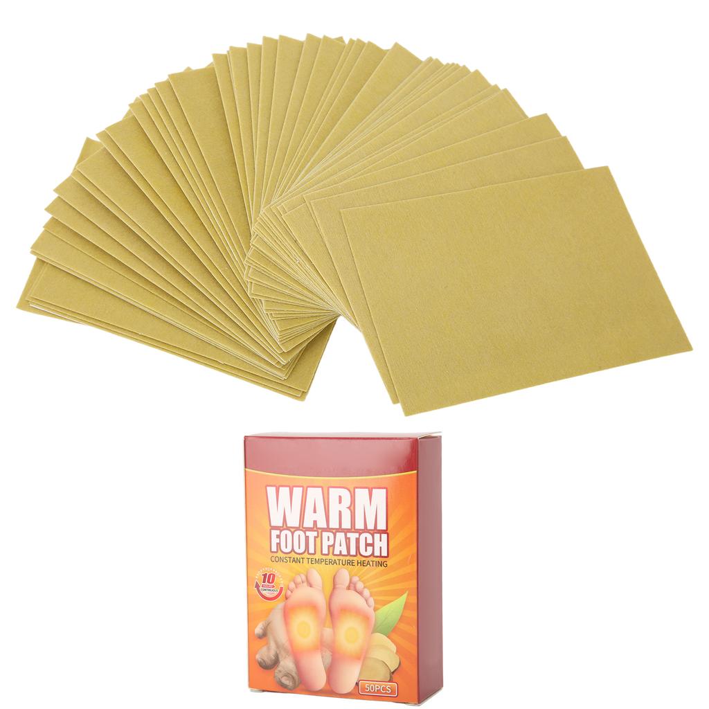 Согревающий пластырь для ног Быстрое проникновение Эргономичный дизайн Хороший кондиционирующий эффект Натуральный безопасный клей