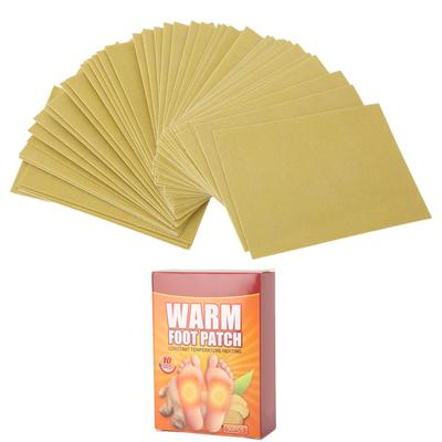 Согревающий пластырь для ног Быстрое проникновение Эргономичный дизайн Хороший кондиционирующий эффект Натуральный безопасный клей