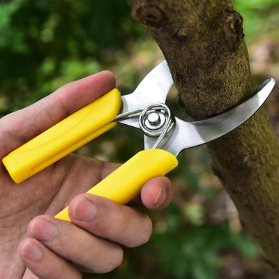 Секаторы для обрезки плодовых деревьев Садовые Инструменты для обрезки веток Бытовые Инструменты для прививки Ножницы из нержавеющей стали Нож с нескользящей ручкой Инструменты