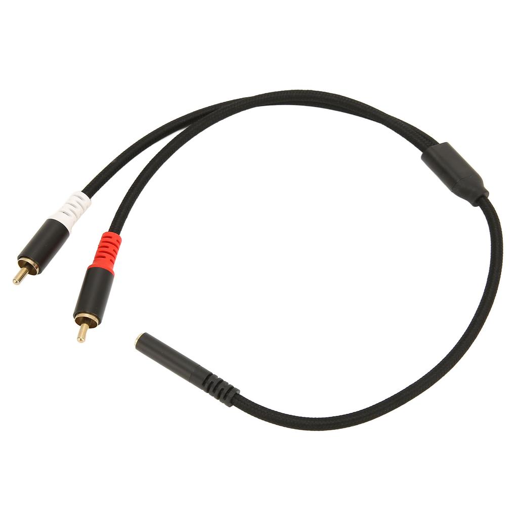3,5 мм на 2 RCA Кабель Женский на Мужской Стерео Двунаправленный Позолоченный Звуковой Y-разветвитель для Телефона MP3 Динамика 11,8 дюйма