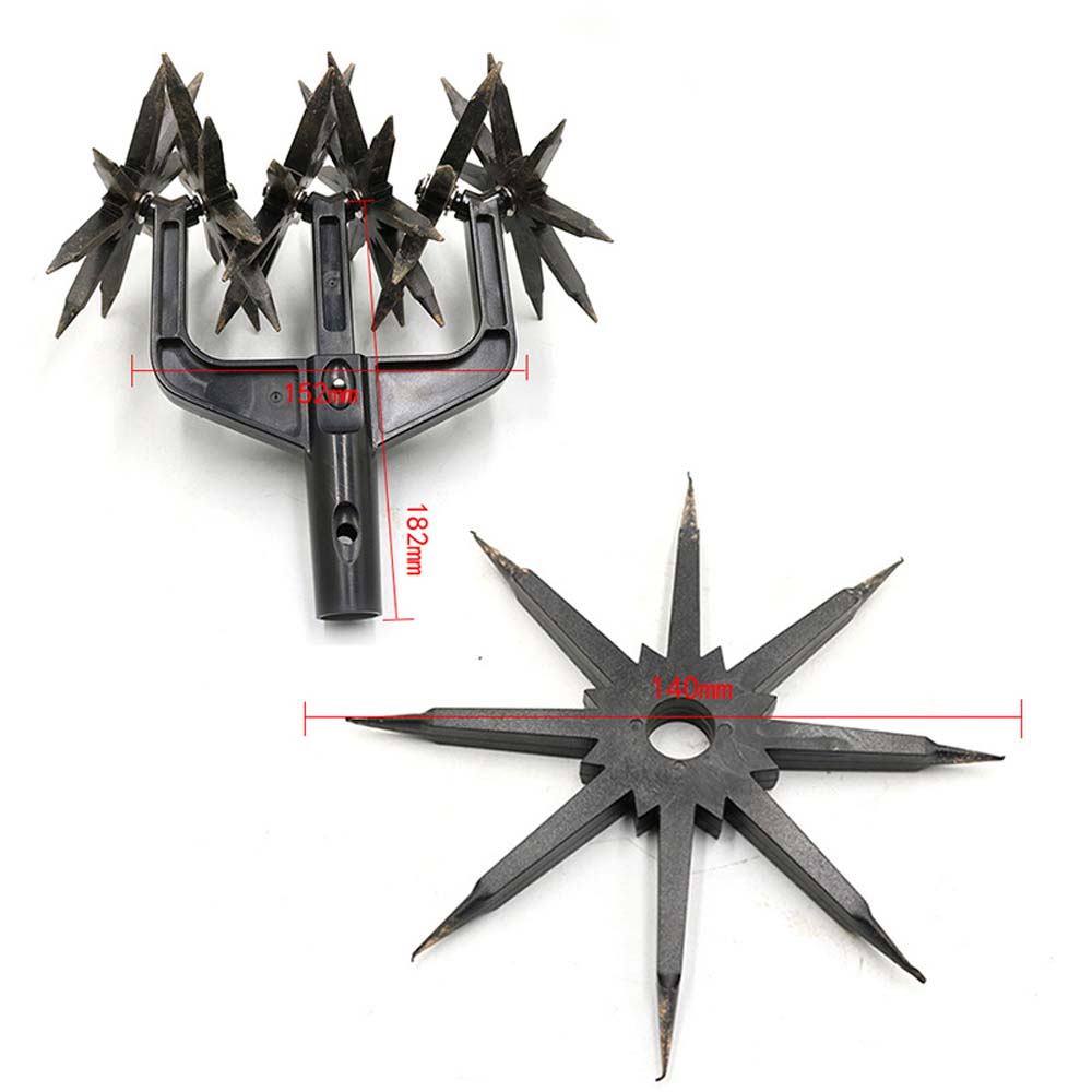 Ручной роторный культиватор Инструменты для газона Культиватор для газона Скарификатор для сада Аэратор Садовые инструменты для сада Садовые насаждения