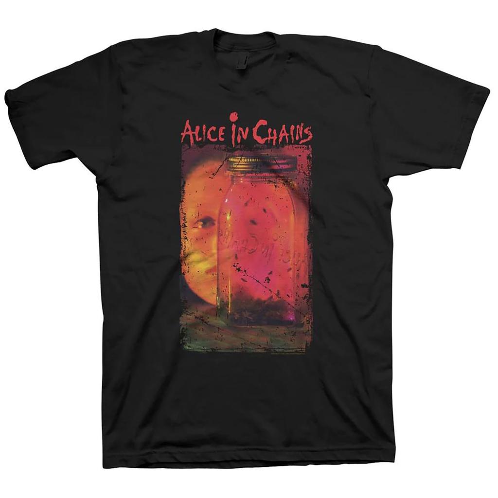 Men's Alice In Chains Jar Of Flies T-shirt Medium Black