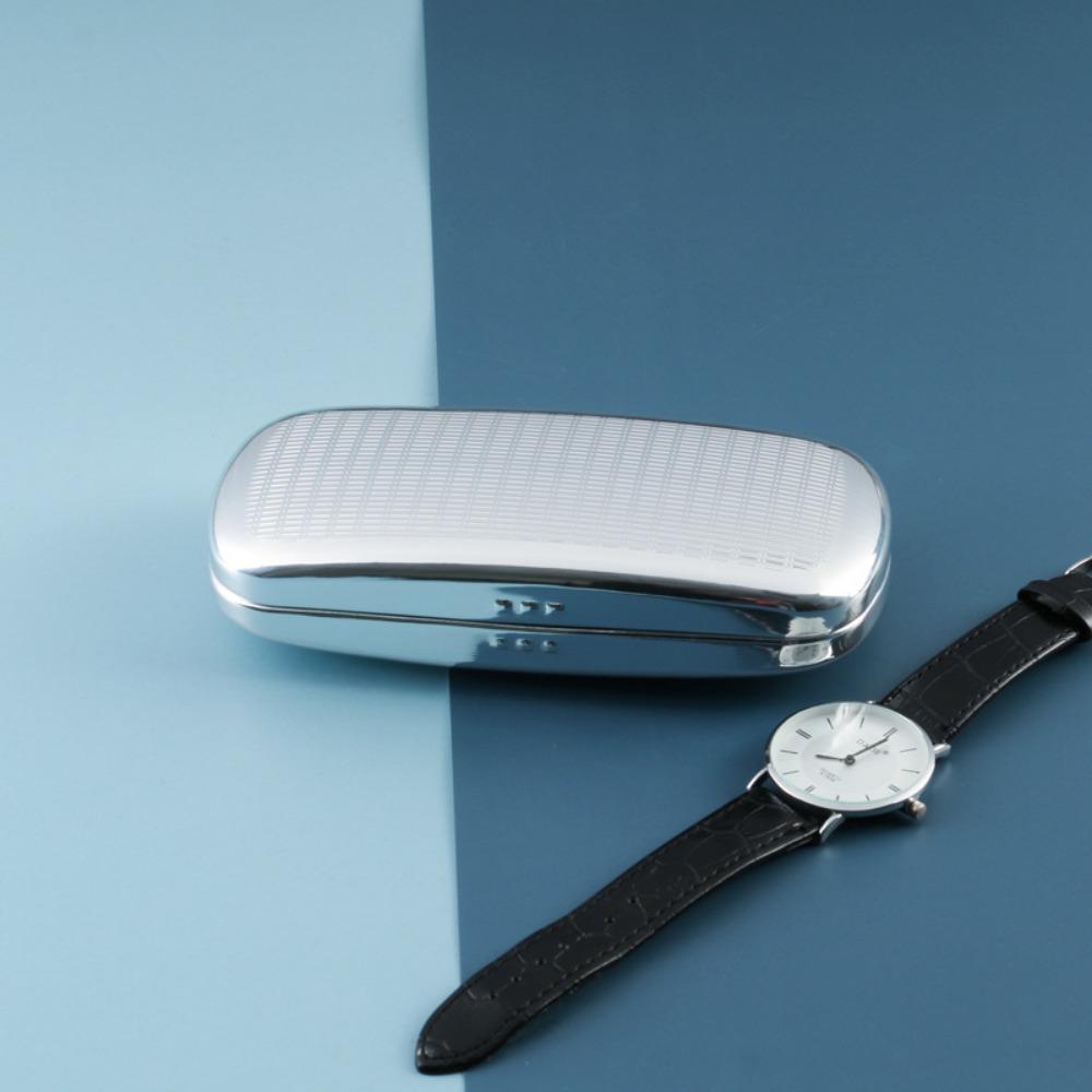 Портативные коробки для очков Футляр для очков из алюминиевого сплава Коробка для хранения Коробка для солнцезащитных очков Футляр для очков для близорукости