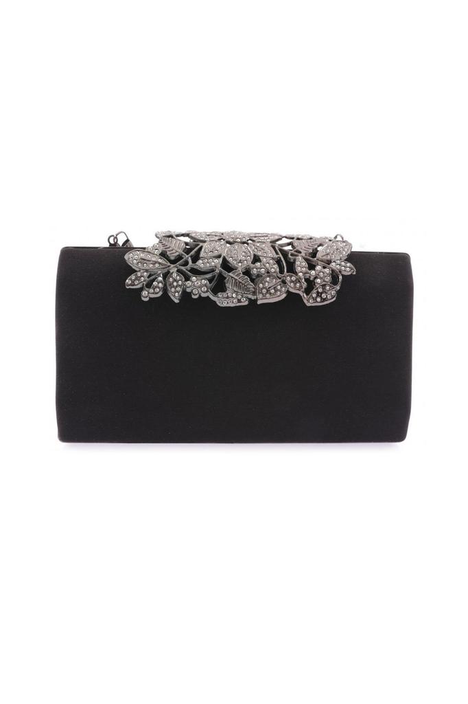 Women's Stylish and Useful Evening Dress Bag 260-23Y Women's Evening Dress Clutch Bag Laser Black