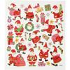 Stickers - Creotime - Santa Claus and Merry - 33 Pcs - Multicolored - For Children - Mixed