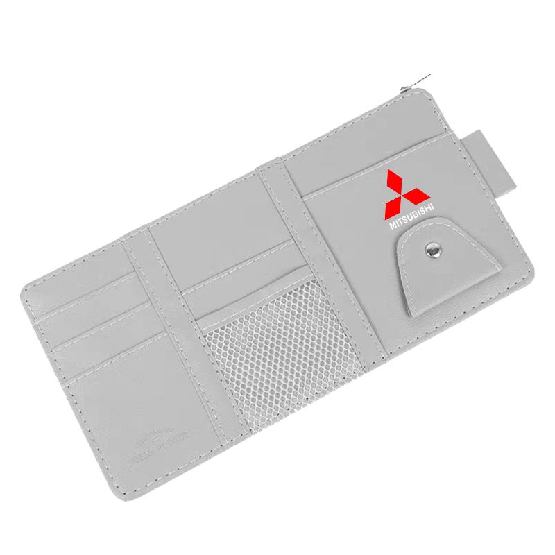 Автомобильный солнцезащитный козырек Точечный тип Многофункциональная сумка для хранения Для Mitsubishi ASX Lancer L200 Pajero Sport Attrage Mirage Eclipse