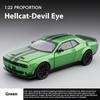 1:22 Dodge Challenger Redeye Hellcat Super Muscle Sports CarЛитой автомобиль из сплава металла Модель подарка на день рождения Коллекция Украшение