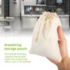 Drawstring Bag Cotton Linen Jewelry Storage Pouch Wedding Party Gift Holder Portable Herb Organizer