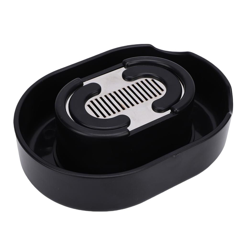 Rinser Manual Push Type Cleaner for Beard Shaving No Electricity Required Black