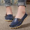 Summer Women Flats Shoes Comfortable Soft Genuine Leather Non-slip Casual Shoes Women Plus Size