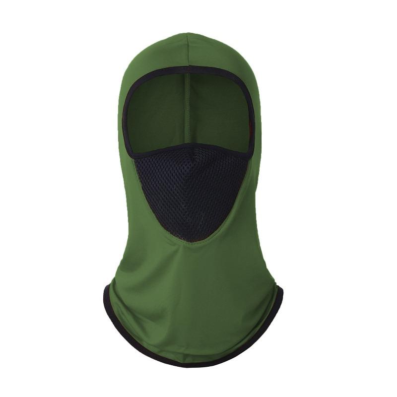 Full Face Anti-UV Sunscreen Headset Outdoor Ice Silk Mask Thin Milk Silk Sports Neck Cover