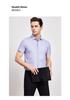DP Ironless plaid short sleeved shirt for business, casual, easy to maintain, middle-aged men's shirt for simple commuting