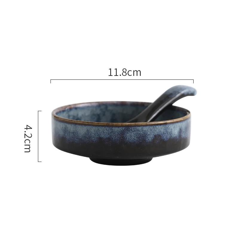 Ceramic Bowl Creative Thick Soup Bowl Dessert Bowl Sushi Bowls Salad Bowls Appetizer Bowls Restaurant Specialty Tableware