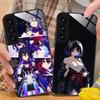 HSR Seele Стеклянный чехол для мобильного телефона Samsung Galaxy S26 S25 S24 S23 S22 S21 S20 Note20 Plus FE Ultra Цветной чехол