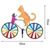 Стабильный Кот Собака Ветряная мельница Реалистичная Кошка Собака Сад Куча Животное Велосипед Ветряная мельница На Открытом Воздухе