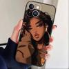 Чехол для телефона Т-Рапунцель Принцесса Для iPhone 17 16 15 14 13 12 Max Plus Силиконовый Черный Чехол