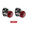 Bicycle Aluminum Alloy Gemstone Tail Lights Front and Rear Lights, Riding Kits, LED Highlights, Helmet Lights, Brake Warning Lights