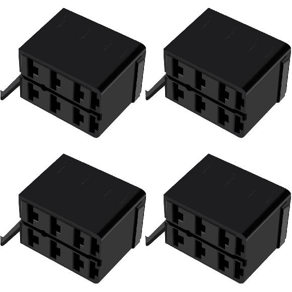 GI1407 Партия/Наборы 6.3мм 14-16AWG Разъем-вилка с лопаткой, female + Розетка-переключатель, Соединительная коробка ARB Carling (4 комплекта)