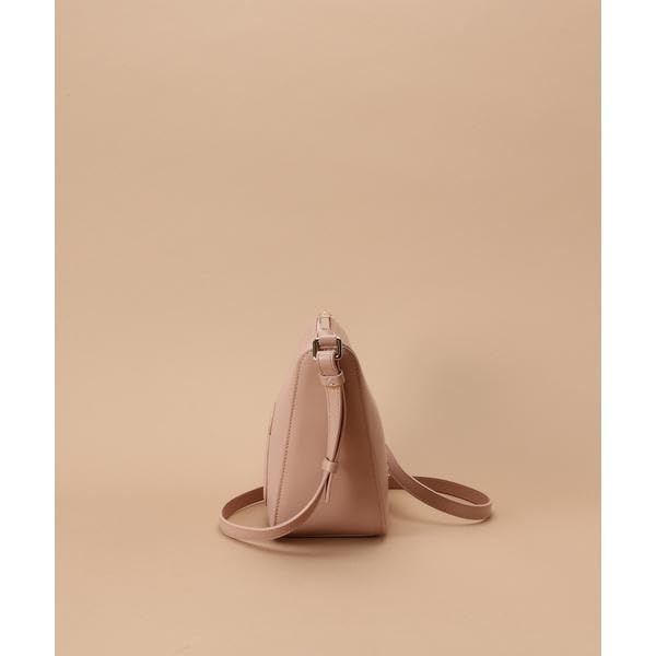 Smooth Leather Shoulder Bag Girls Black [Samantha Thavasa]