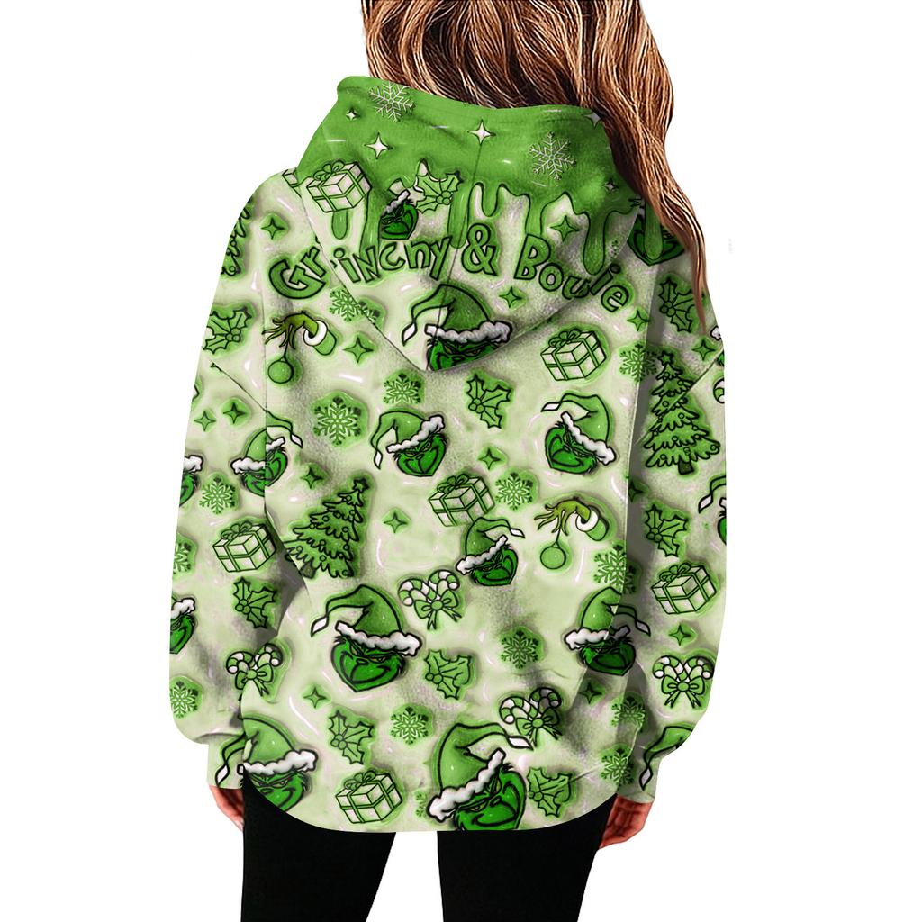 Women's Fashion Daily Versatile Casual Crewneck Sweatshirts Graphic Daily Long Sleeve Gradient Patchwork Printed Top Sweatshirts