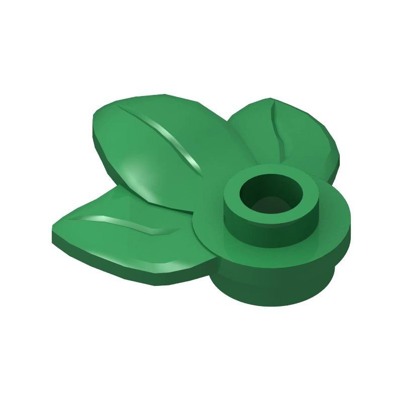 50 г/219 шт. 32607 3 листа Лист растения 1x1 круглый Строительный блок Moc Цвет Совместим с Brick DIY Детская игрушка