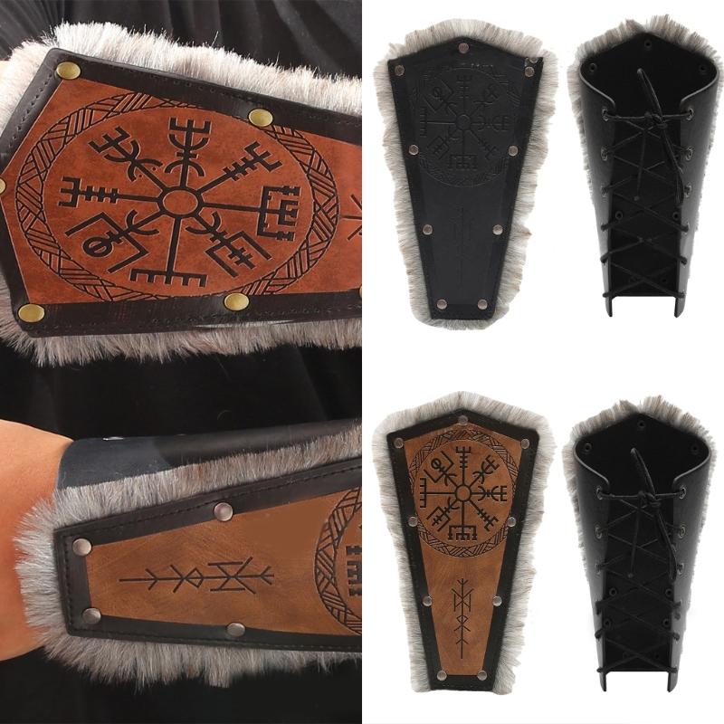 Рыцарская перчатка Средневековая нарукавная повязка Костюм эпохи Возрождения Защита руки ПУ броня Наручи Нарукавник Стимпанк рукава