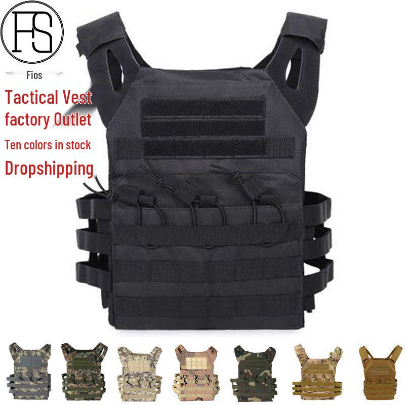 Lightweight JPC Tactical Camouflage Vest - Multifunctional Outdoor Combat Gear