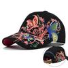 Embroidered Butterfly Baseball Cap Sparkling Cotton Baseball Cap Sweet Peaked Cap  Girl