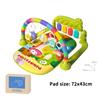1 Set Music Pedal Piano Multifunctional Children Fitness Frame Take Exercise Infant Leg Stamina Gym Crawling Frame Baby Toy