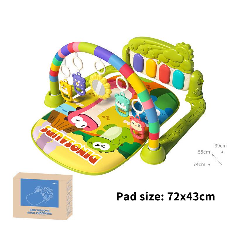 1 Set Music Pedal Piano Multifunctional Children Fitness Frame Take Exercise Infant Leg Stamina Gym Crawling Frame Baby Toy
