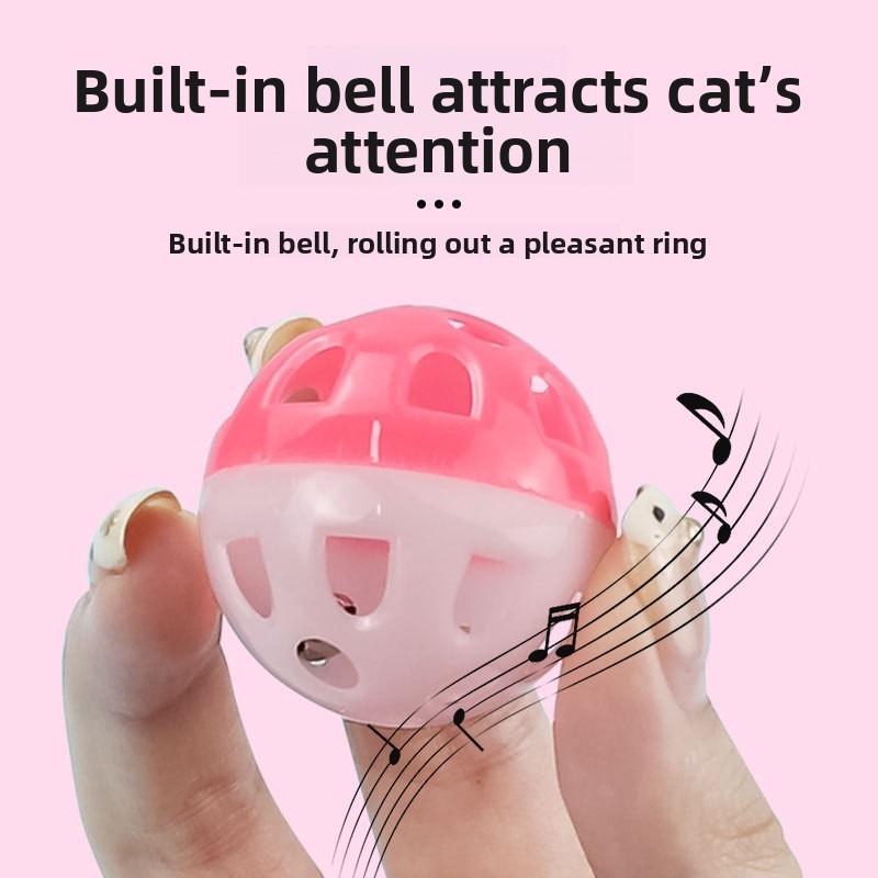 Fun Bell Ball Toys for Cats & Dogs – Pounce, Chase & Chew Play Set